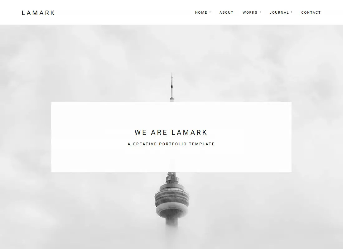 Lamark - Thème WordPress pour le portfolio des freelances et des agences