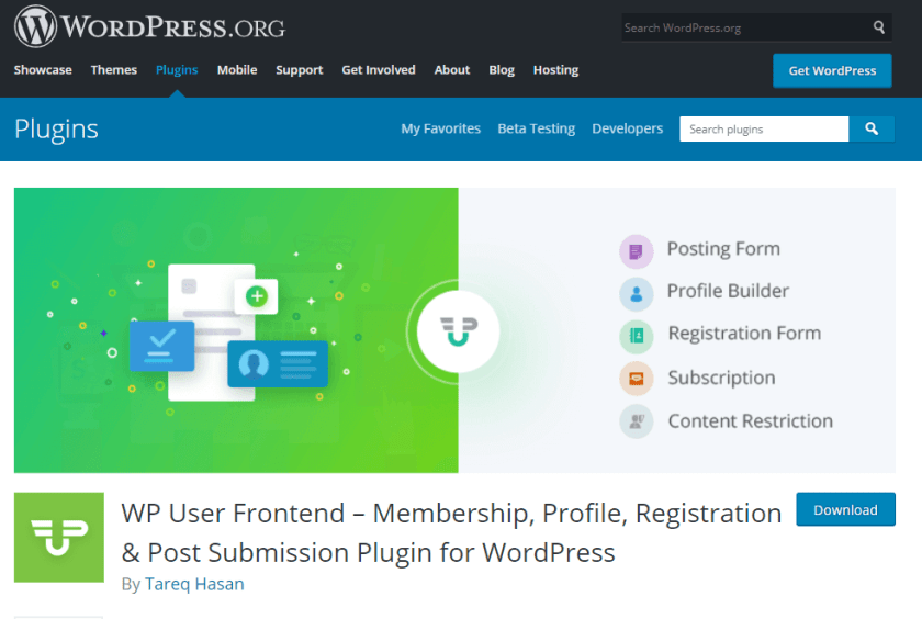 wpuf- comment créer un site d'informations dans WordPress