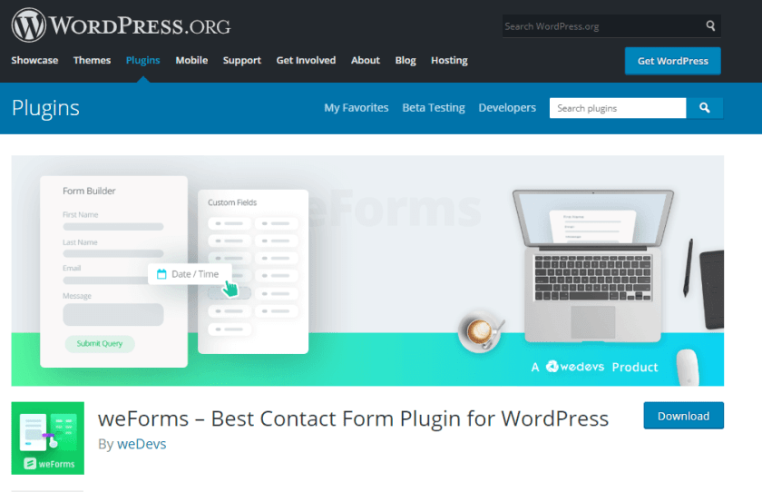 weforms- comment créer un site d'informations dans WordPress