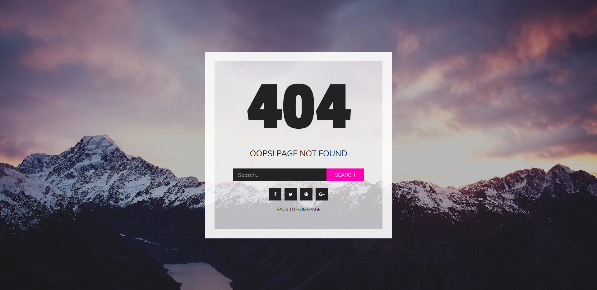 35 meilleurs modèles de page d'erreur 404 gratuits et faciles à utiliser 2018 25