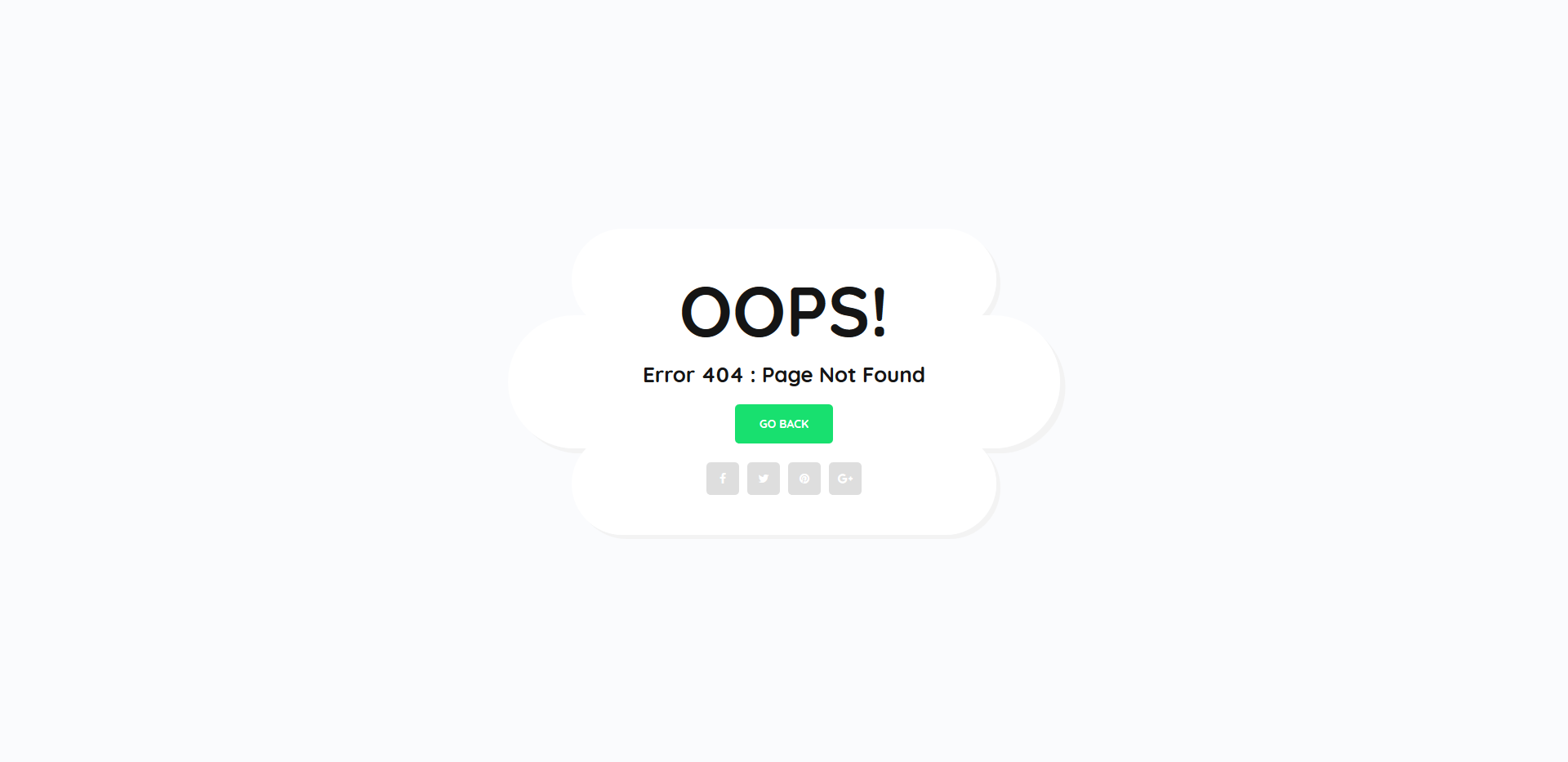 35 meilleurs modèles de page d'erreur 404 gratuits et faciles à utiliser 2018 32