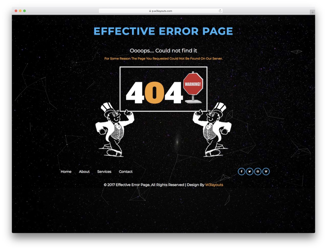 modèle de page d'erreur 404 gratuit et efficace