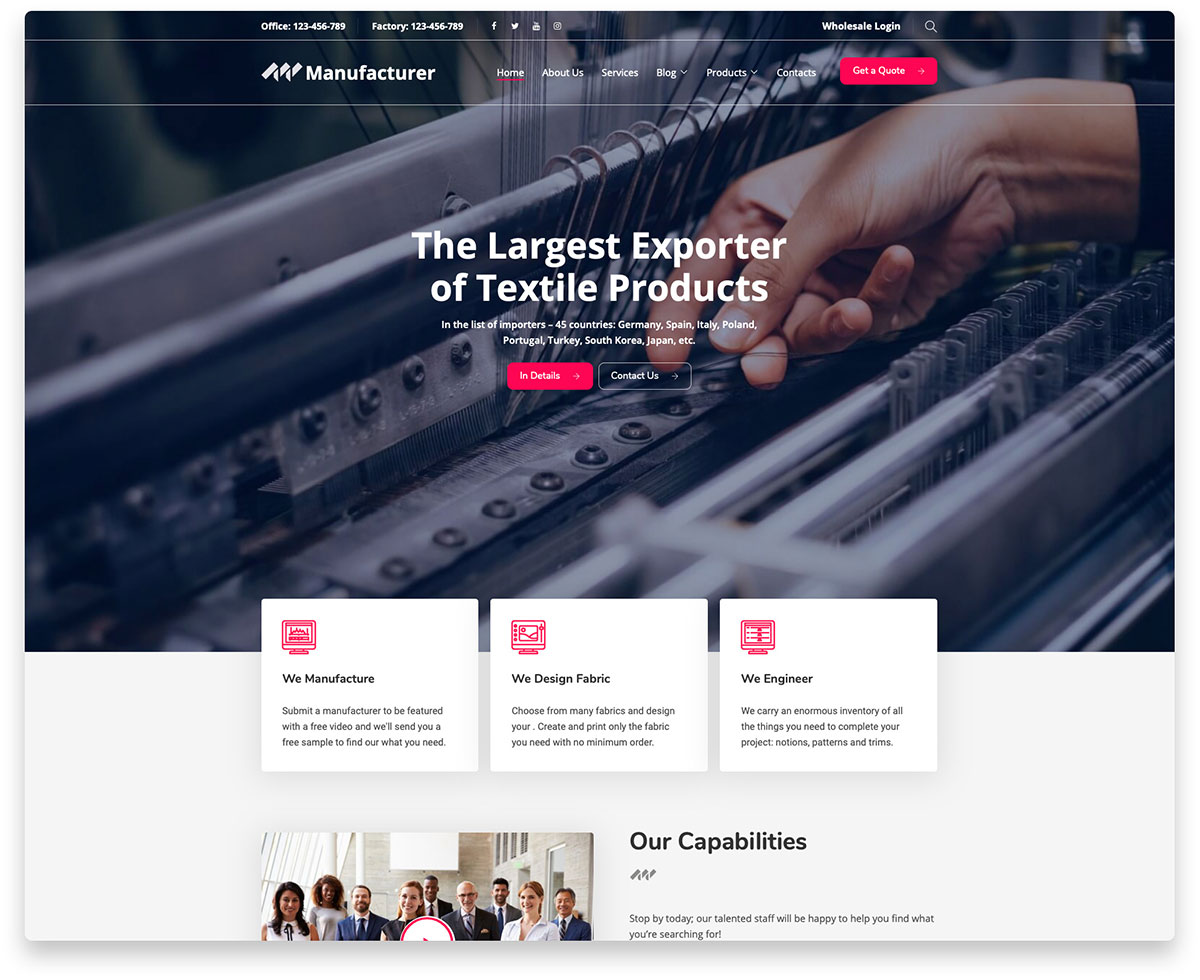 30 meilleurs thèmes WordPress pour l'industrie et l'industrie 2018