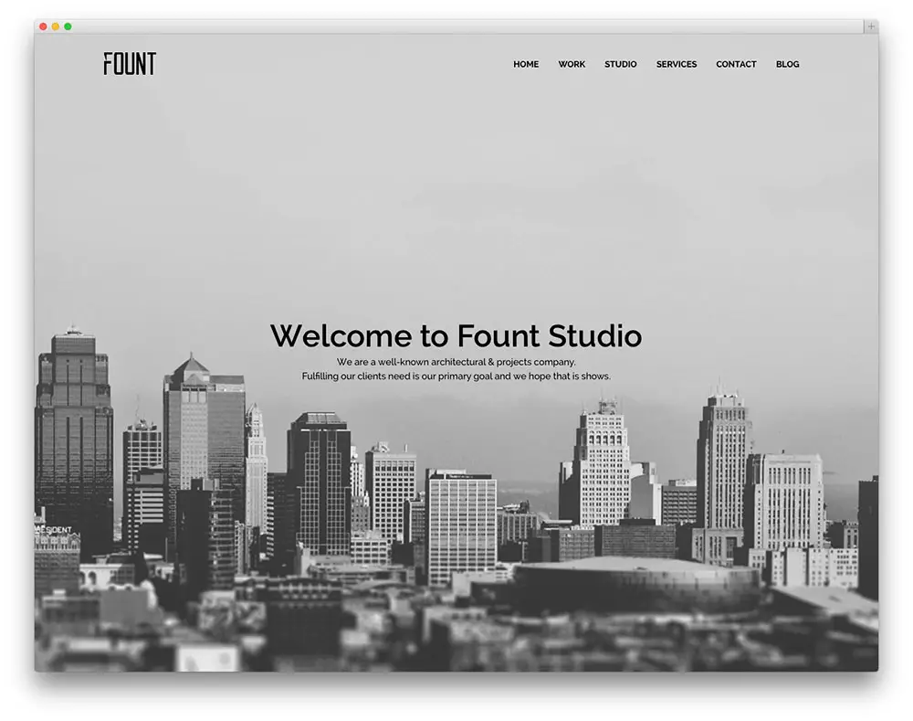 fount architect template
