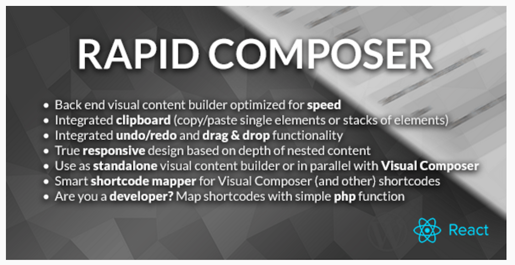 Compositeur Rapide WordPress Page Builder WordPress CodeCanyon