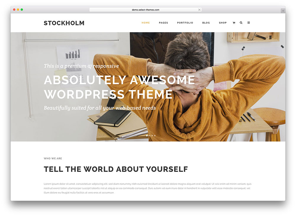 stockholm - simple multipurpose theme