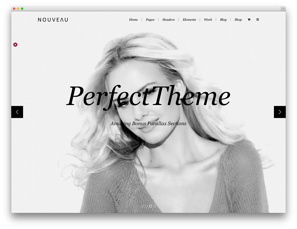 nouveau fashion WordPress theme