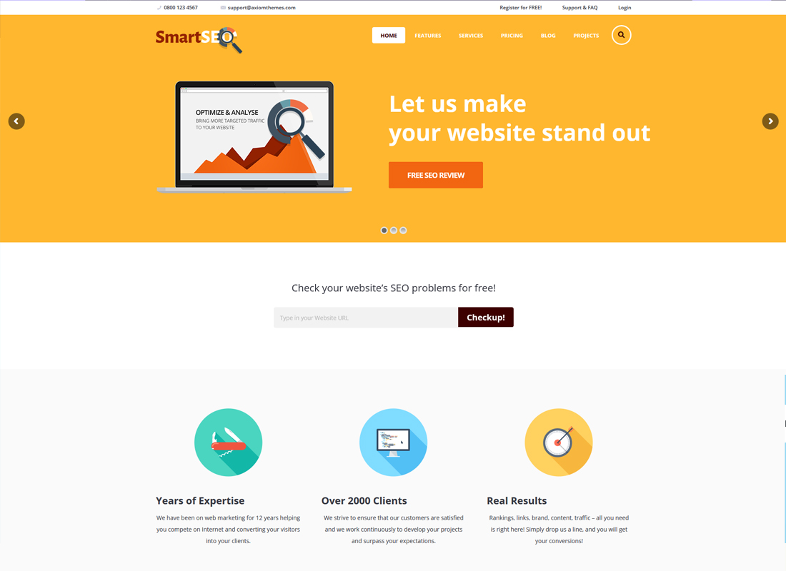 SmartSEO | SEO & Marketing Services Thème WordPress