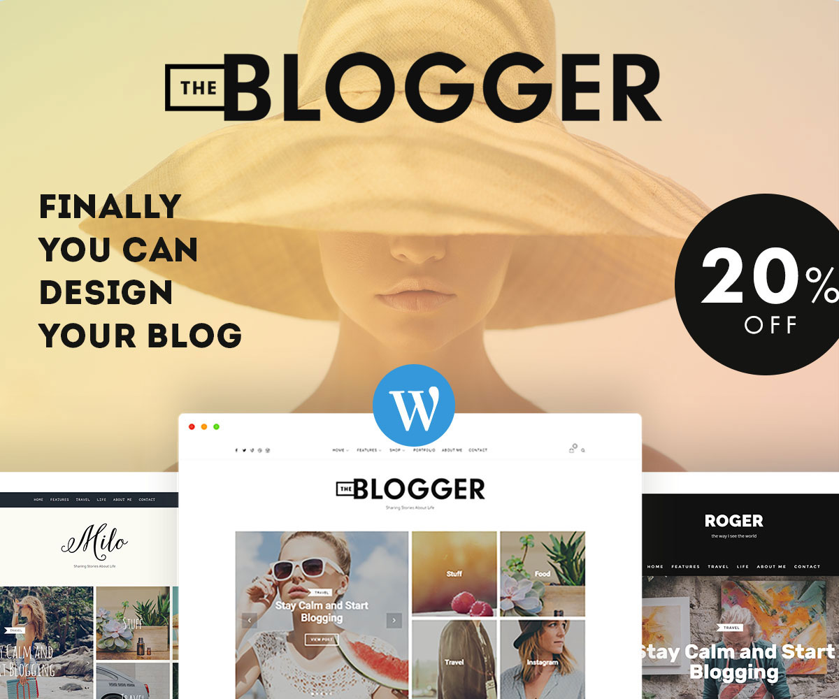40+ meilleurs thèmes WordPress Blog personnel 2018 16