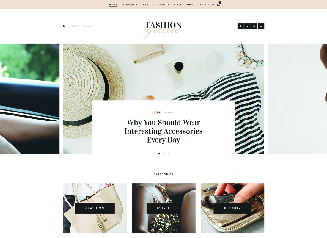 Guide de la mode | Thème WordPress du magazine et du style de vie en ligne