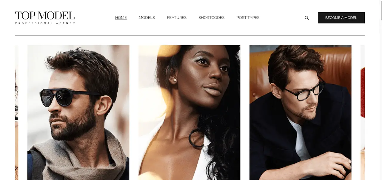 15+ Thèmes WordPress Pour Les Meilleures Agences De Mannequins 2019 ...