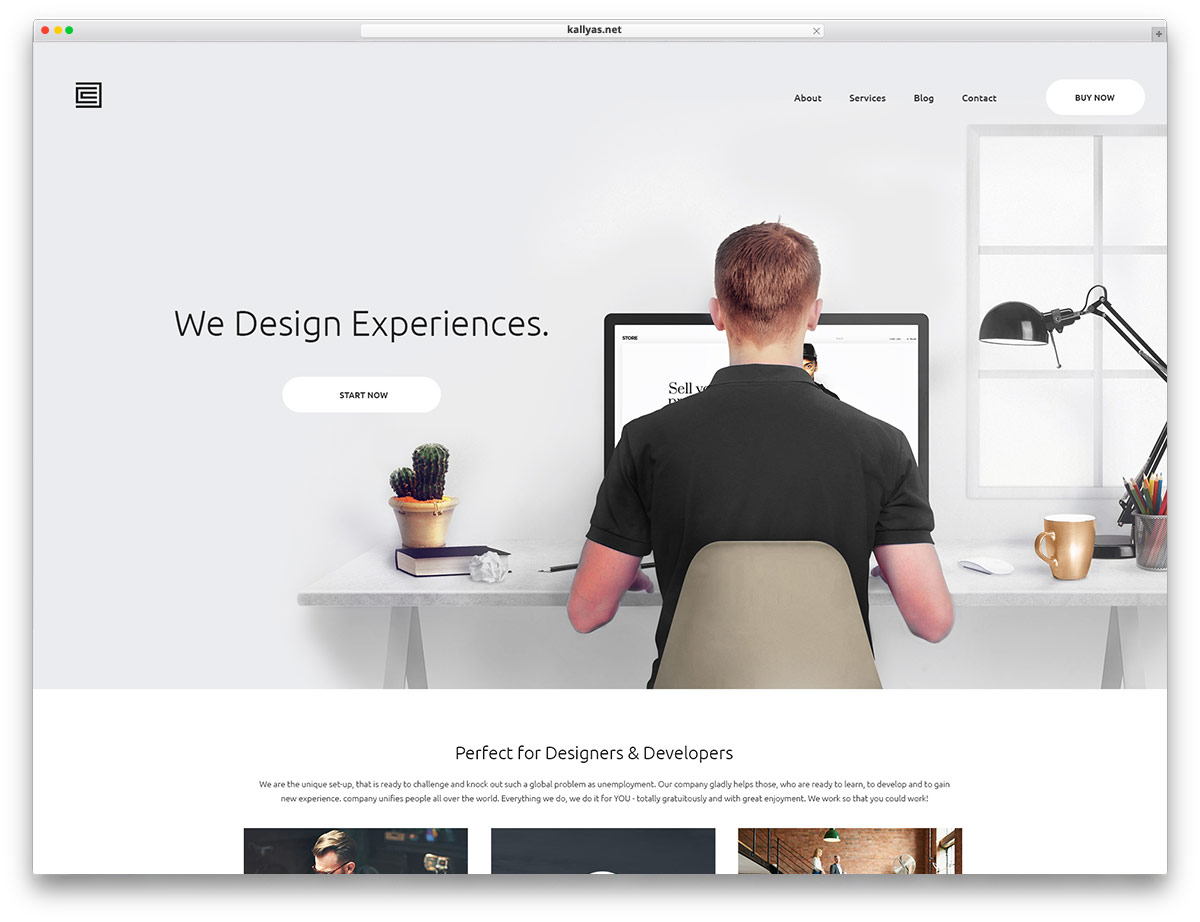 Plus de 40 thèmes WordPress pour les entreprises et les startup