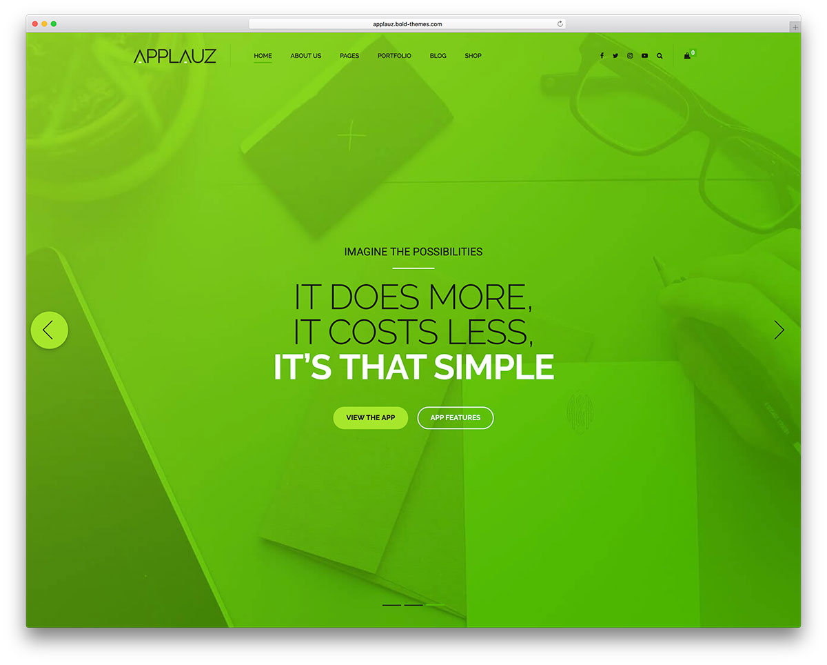 Plus de 40 thèmes WordPress pour les entreprises et les startup