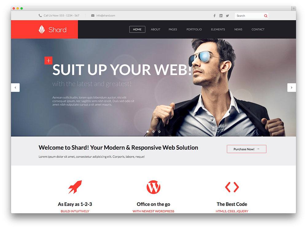 Plus de 40 thèmes WordPress pour les entreprises et les startup