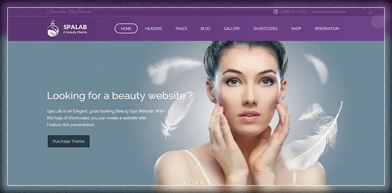 Laboratoire de spa | Beauty Spa & Salon de beauté Thème WordPress
