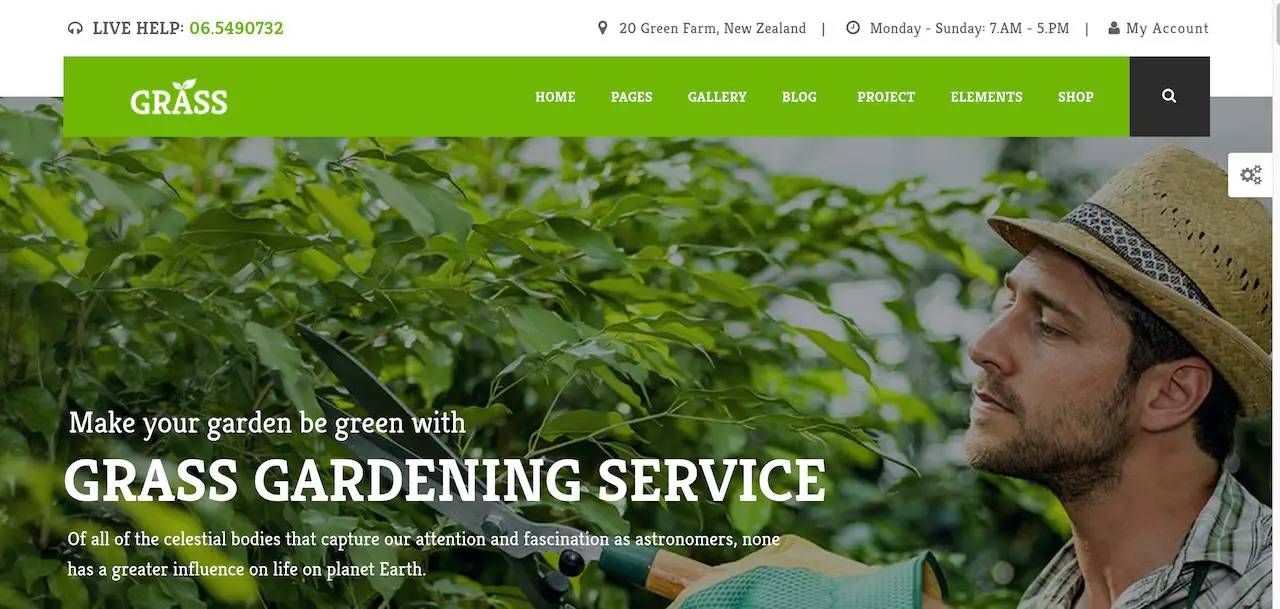 20 meilleurs thèmes WordPress pour le jardinage et l'aménagement paysager 2019 5
