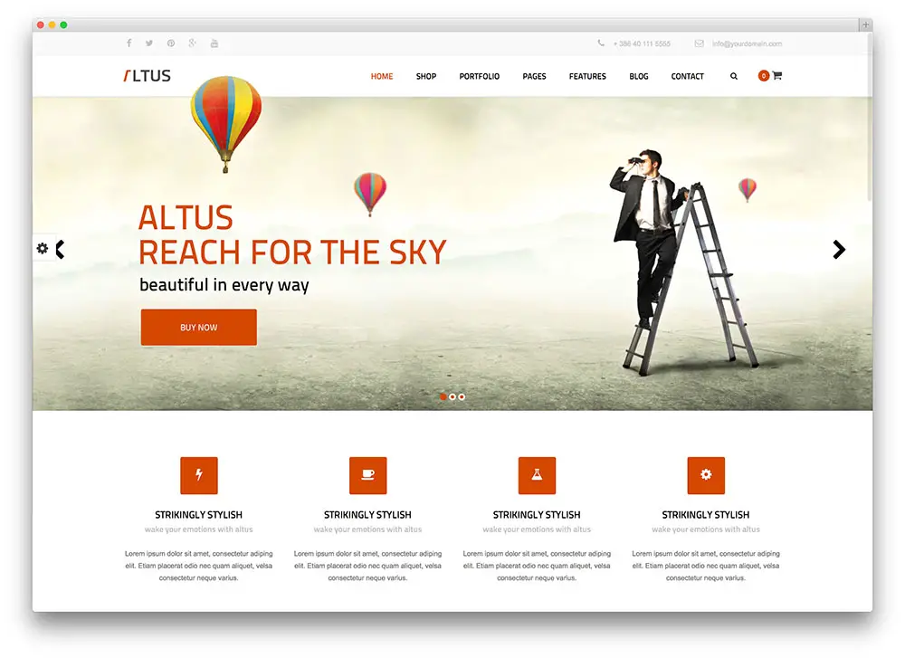 altus - clean business theme