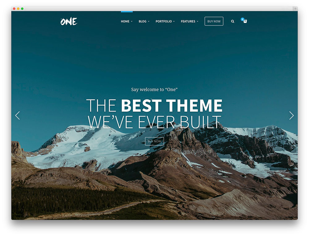 One page business template