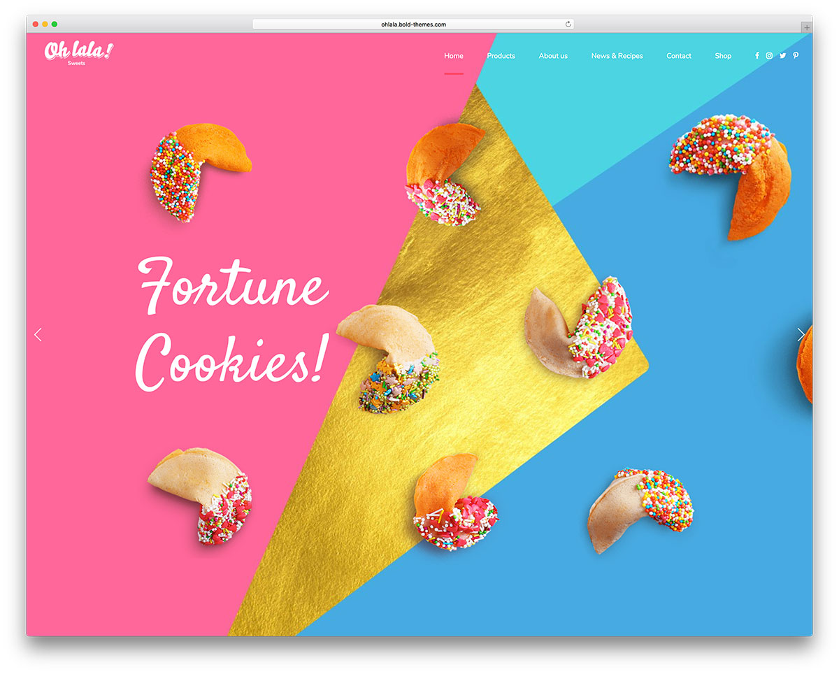 17 pâtisseries et thèmes WordPress pour la boulangerie 2019 6