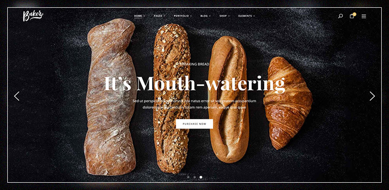 Boulangerie | WordPress Boulangerie, pâtisserie et thème de la nourriture