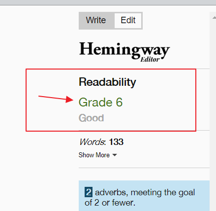 Score de lisibilité pour Hemingway plugin wordpress seo "width =" 439 "height =" 428 "srcset =" https://i0.wp.com/wphive.com/wp-content/uploads/2019/01/Hemingway.png?w= 439 & ssl = 1 439w, https://i0.wp.com/wphive.com/wp-content/uploads/2019/01/Hemingway.png?resize=300%2C292&ssl=1 300w "values ​​=" (max-width: 439px) 85vw, 439px "data-recalc-dims =" 1