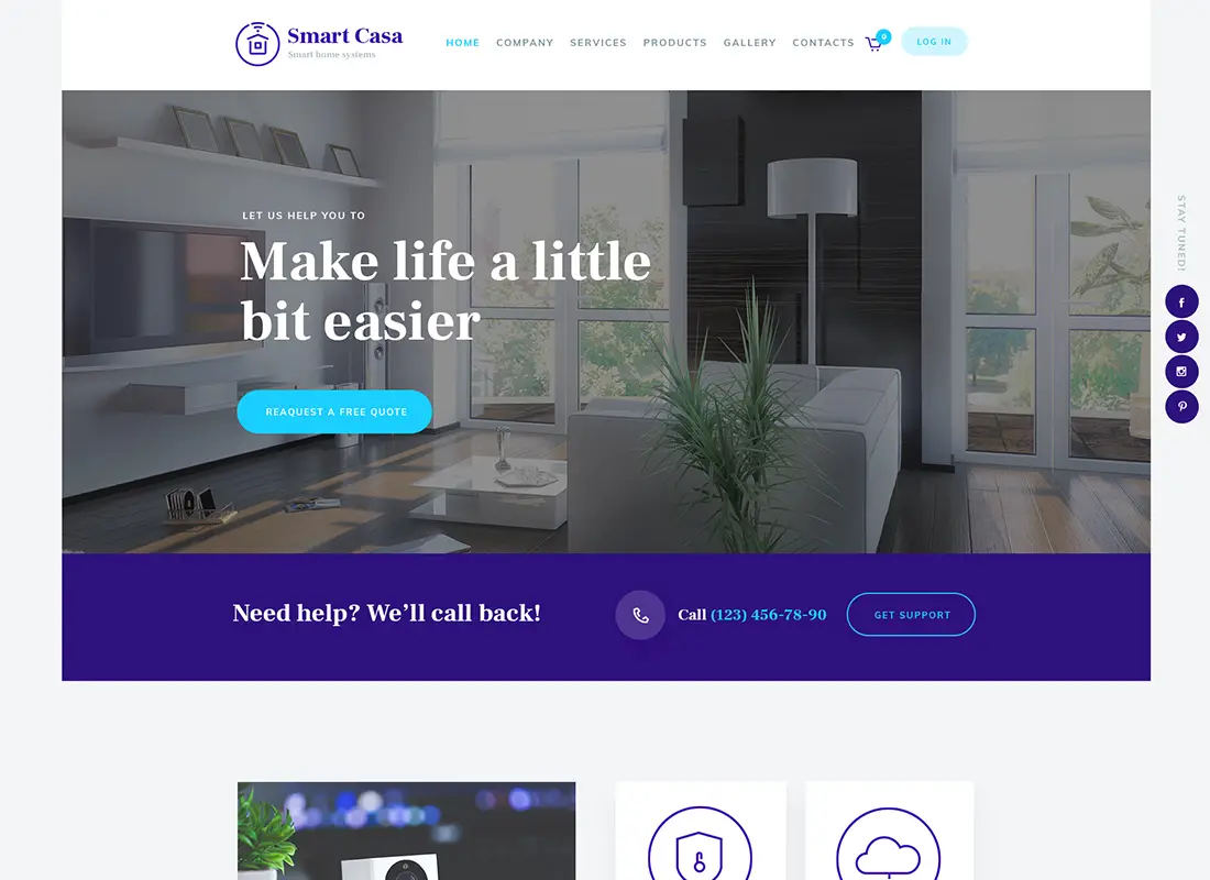 Smart Casa - Thème WordPress pour domotique et technologies