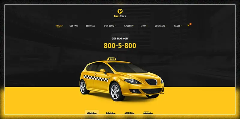 TaxiPark - Taxi Service Company Thème WordPress