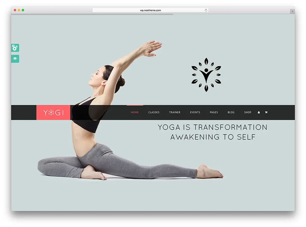 yogi- fullscreen yoga theme