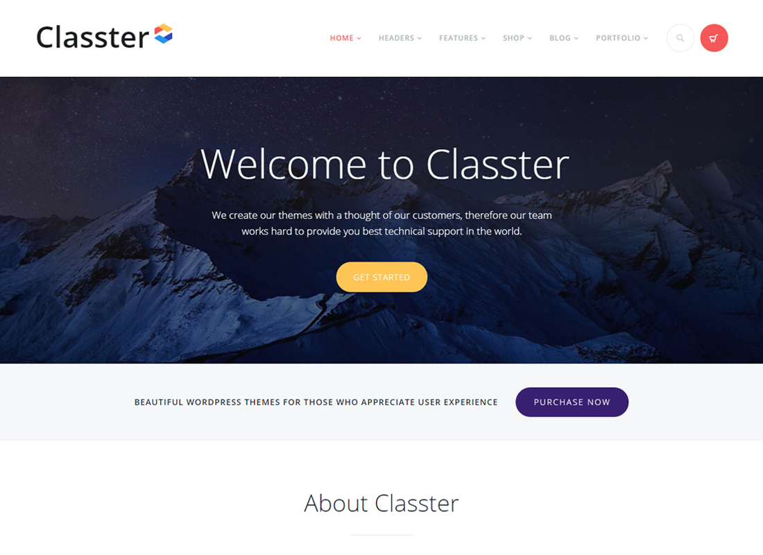 Classter | Un thème WordPress coloré et polyvalent