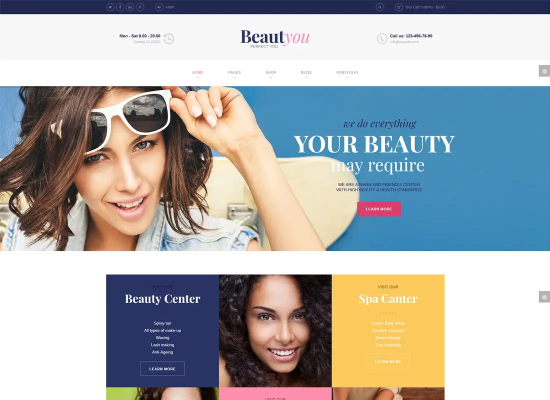 BeautYou | Beauty, Hair & Spa Salon Thème WordPress