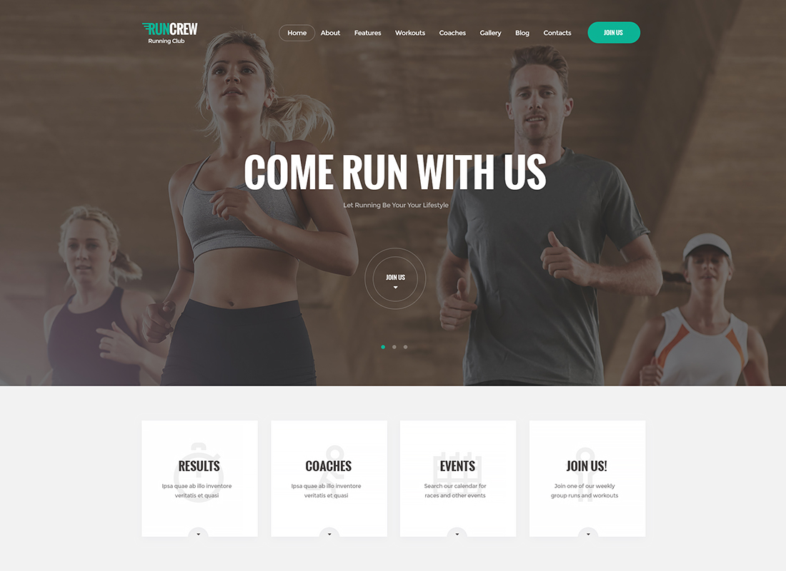 RunCrew | Thème WordPress pour club de course, marathon et sport