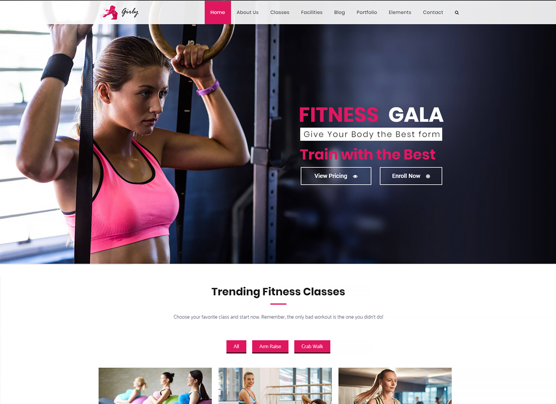 Gymnase | Thème WordPress pour fitness et fitness