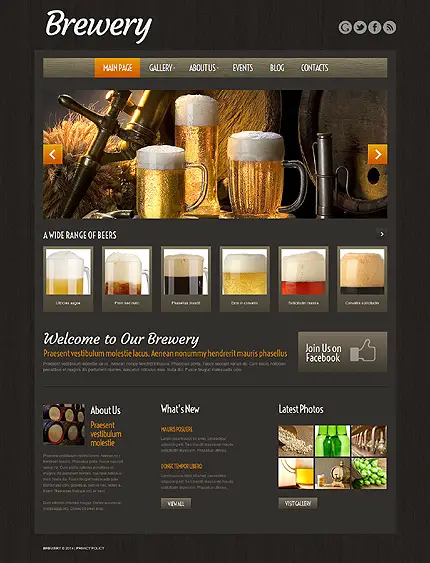   Thème WordPress de la bière artisanale
