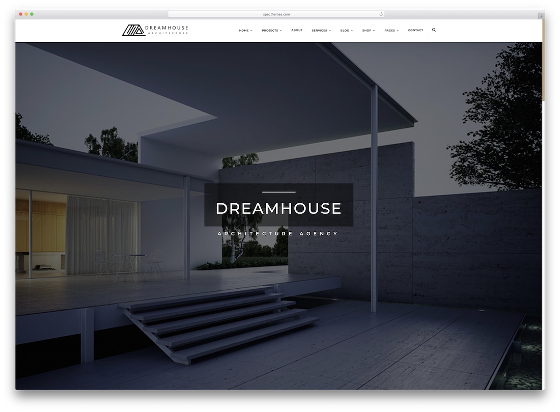 modèle de site immobilier dreamhouse