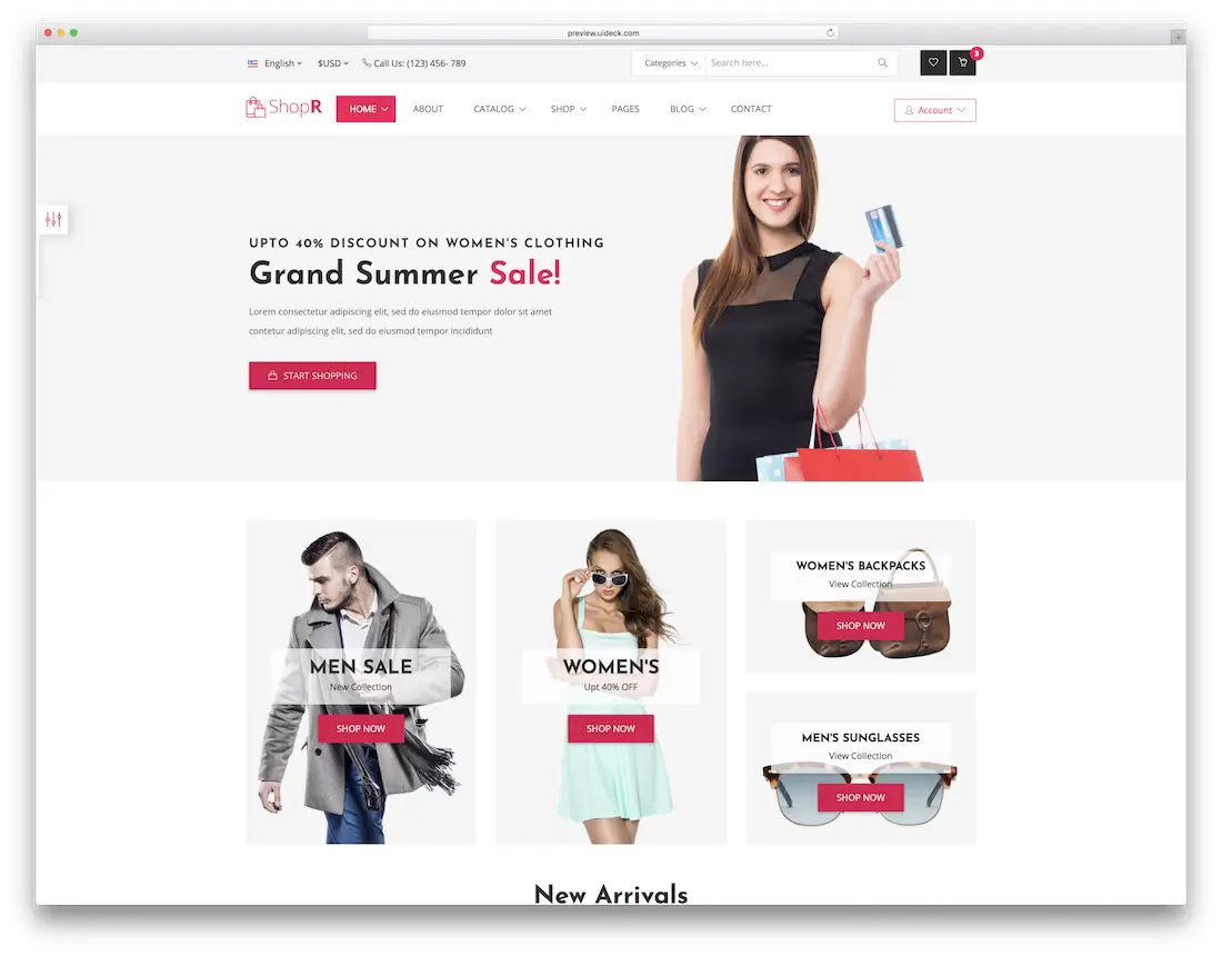 Contribution swing did it 24 meilleurs modèles de site Web pour Vêtements et mode 2019 | Webypress