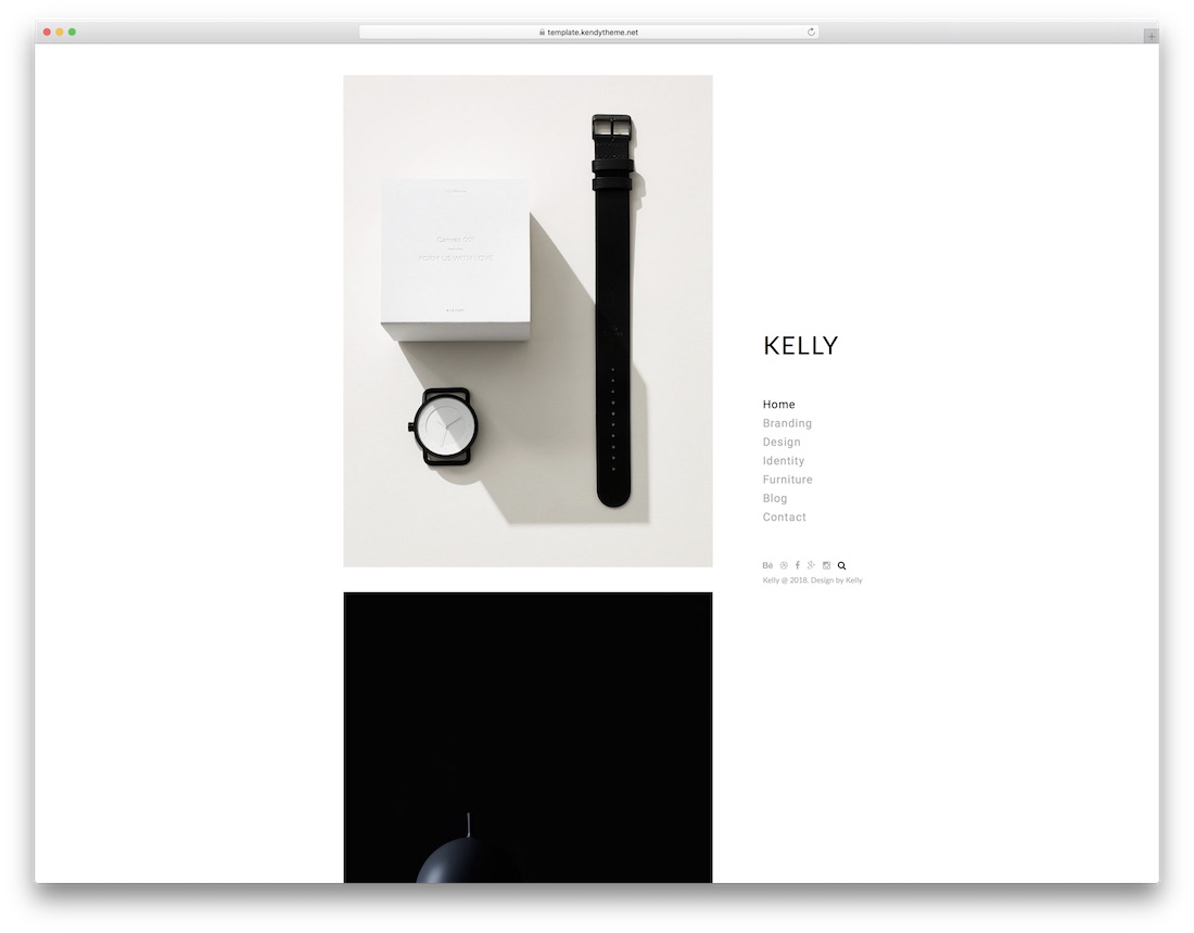 modèle de site web convivial kelly seo