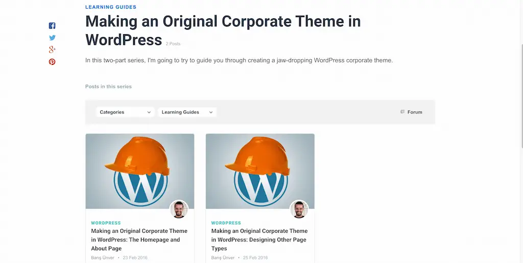 Créer un thème d'entreprise original dans WordPress