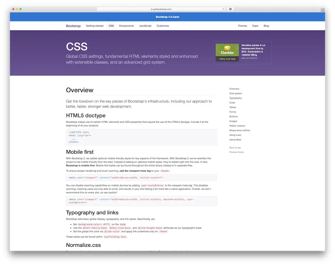 table css bootstrap