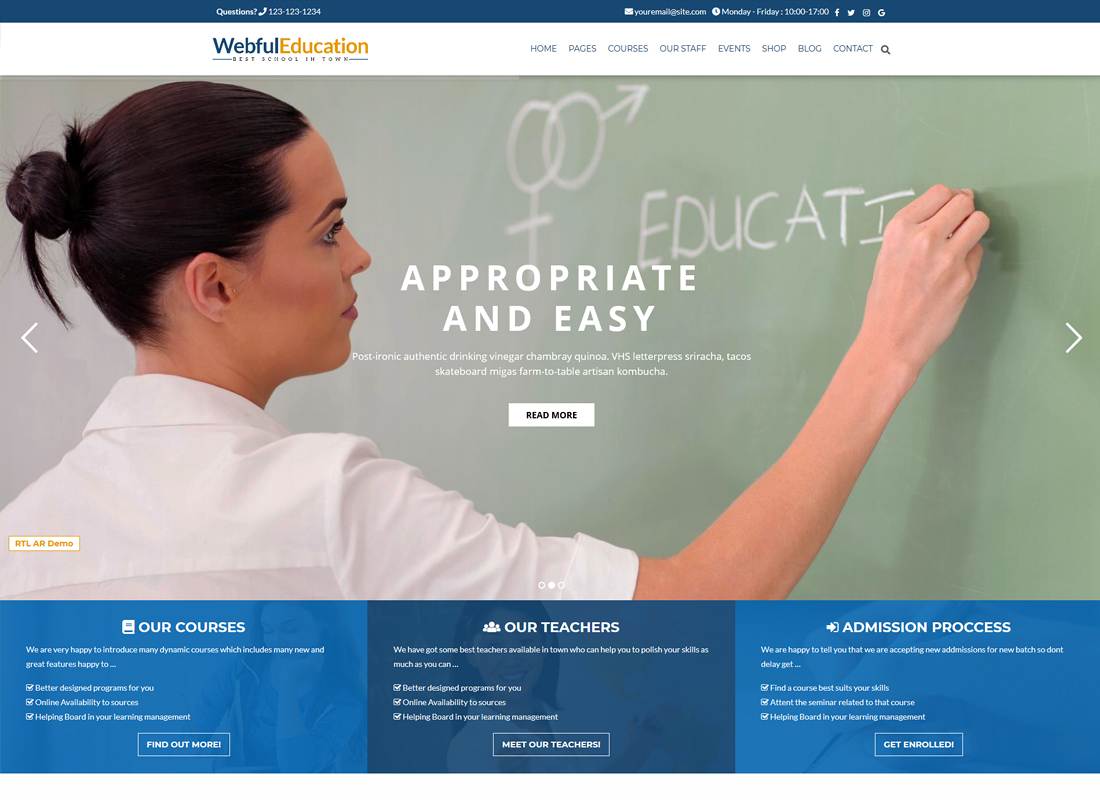 Education WP | Thème WordPress éducation