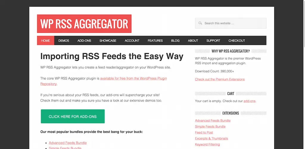 WP RSS Aggregator Le plugin n ° 1 pour l'importation de flux RSS dans WordPress