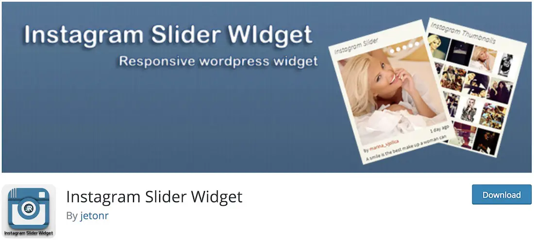 instagram slider widget plugin gratuit