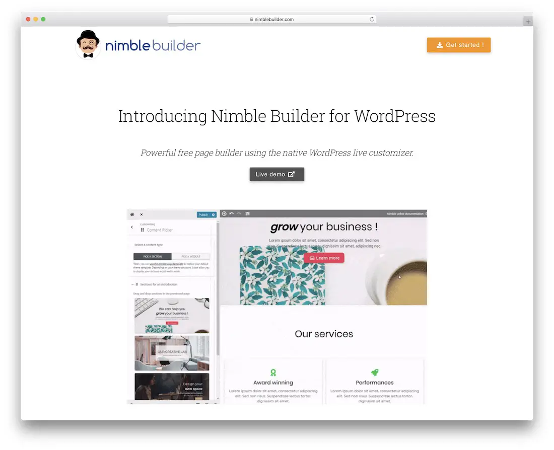 agile plugin wordpress page builder