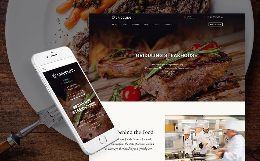 Thème WordPress pour restaurant de viande