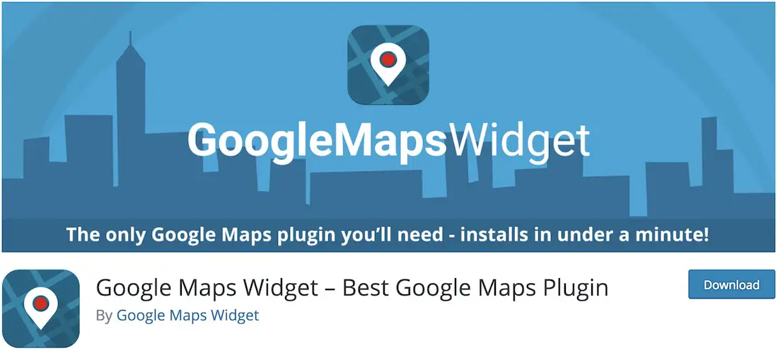 google maps widget plugin wordpress