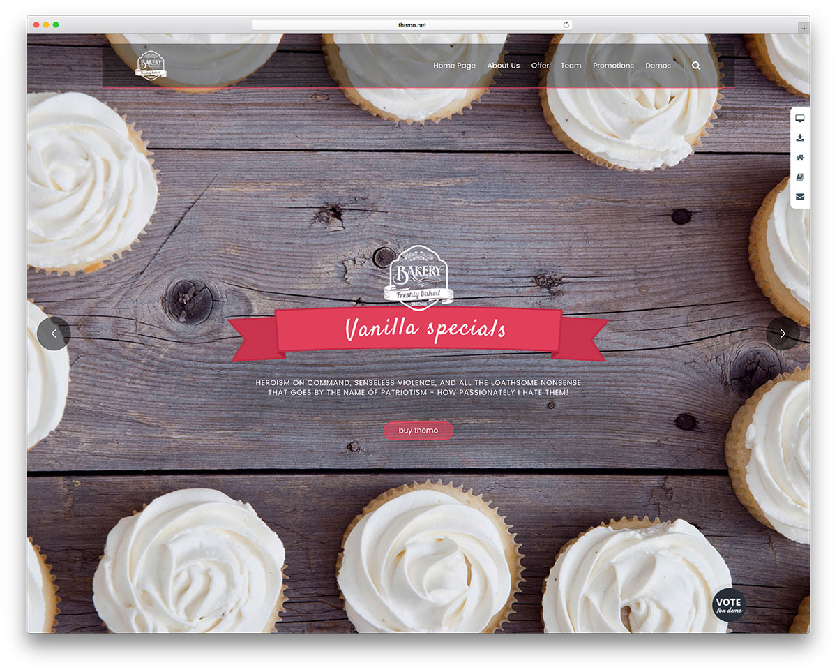 18 meilleurs thèmes WordPress pour les boulangeries 2019 20