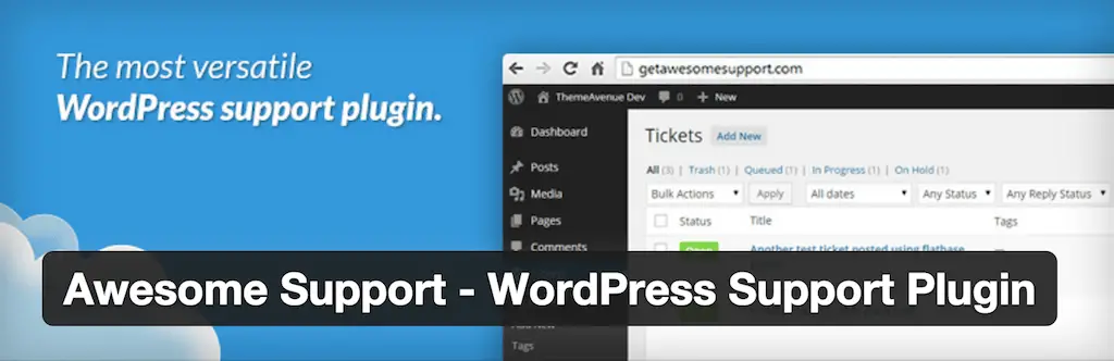 WordPress ›Awesome Support WordPress Support Plugin« Plugins WordPress