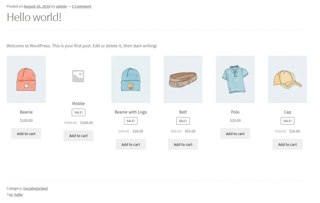 Shortcode Woocommerce [guide complet] 5