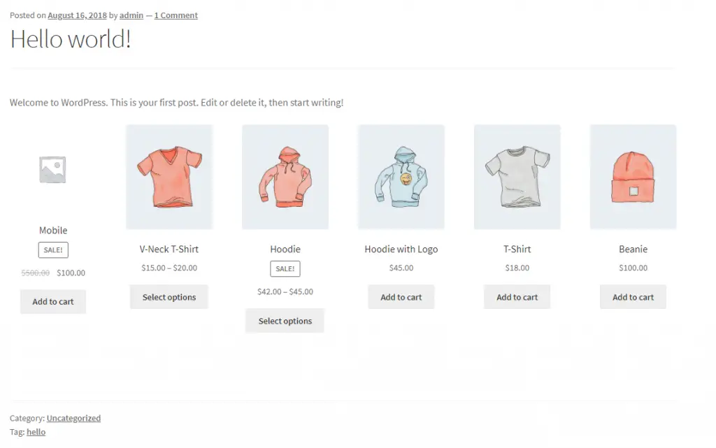 Shortcode Woocommerce [guide complet] 6