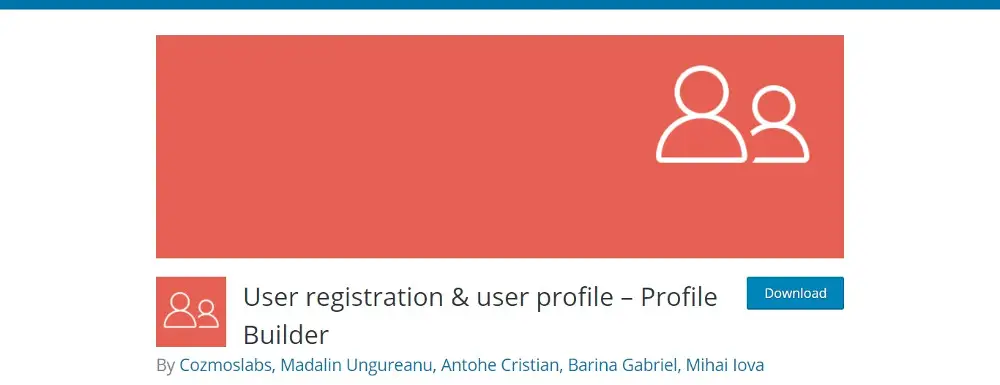 Enregistrement d'utilisateur et profil d'utilisateur