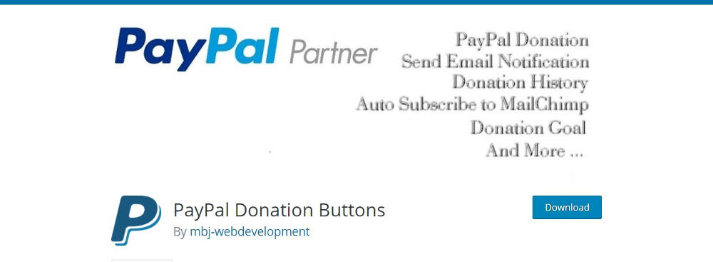Bouton de dons PayPal